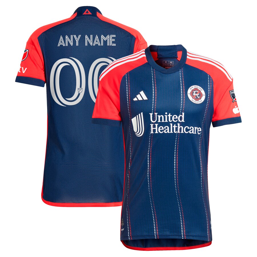 Men's New England Revolution  adidas Navy 2024 Boston Tea Party Authentic Custom Jersey - Puhuasuan
