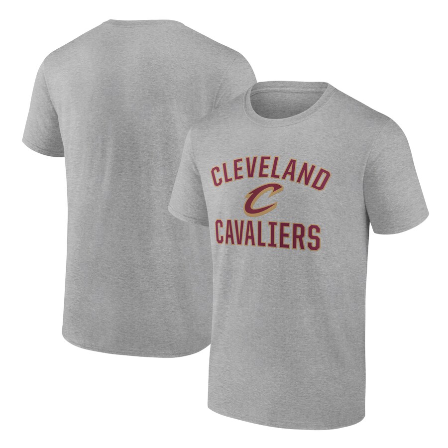Men's Cleveland Cavaliers Heathered Gray Victory Arch T-Shirt - Puhuasuan