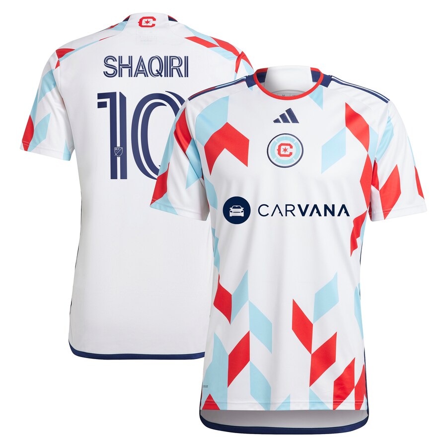 Men's Chicago Fire Xherdan Shaqiri adidas White 2024 A Kit For All Replica Player Jersey - Puhuasuan