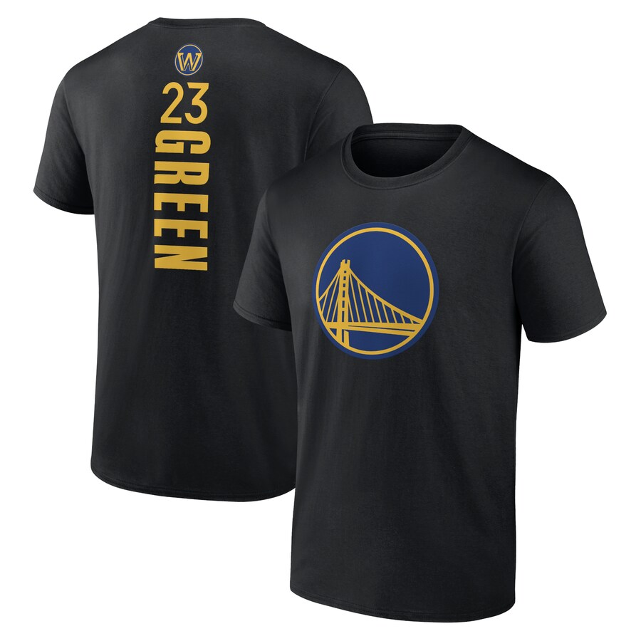 Men's Golden State Warriors Draymond Green Black Playmaker Name & Number T-Shirt - Puhuasuan
