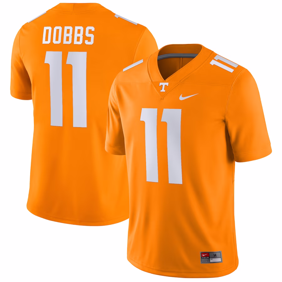 Joshua Dobbs Tennessee Volunteers Nike Game Jersey - Orange - Puhuasuan