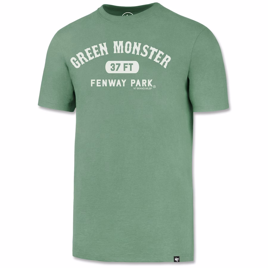 Men's Boston Red Sox '47 Green Fenway Park Green Monster 37 Feet T-Shirt - Puhuasuan