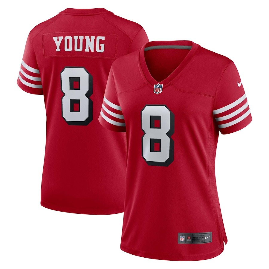 Women's San Francisco 49ers Steve Young Nike Scarlet Alternate Game Jersey - Puhuasuan