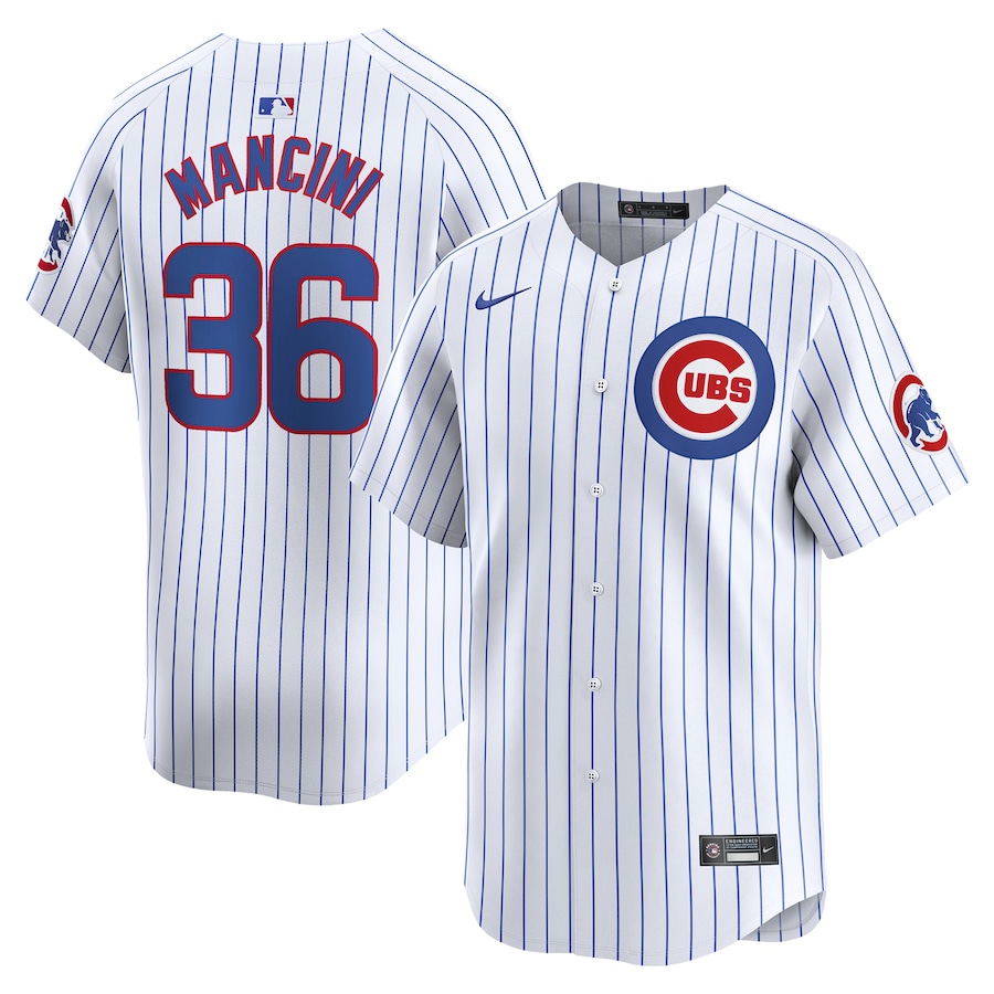 Men's Chicago Cubs Trey Mancini Nike White Home Limited Player Jersey - Puhuasuan