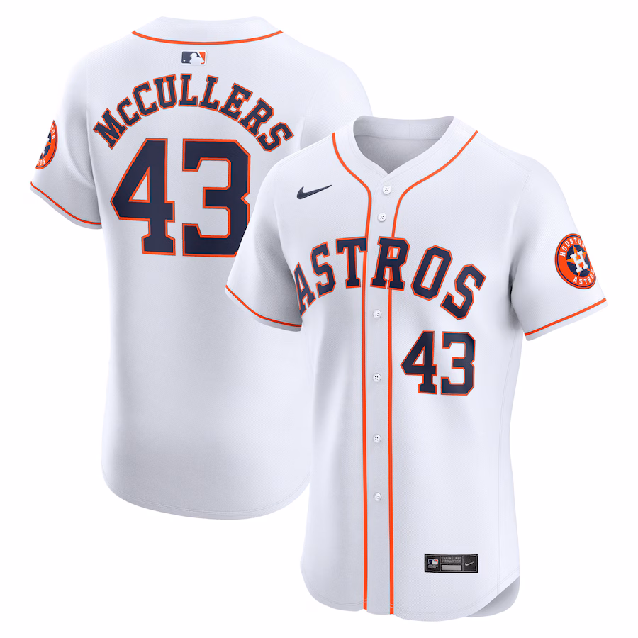 Men's Houston Astros Lance McCullers Jr. Nike White Home Elite Player Jersey - Puhuasuan