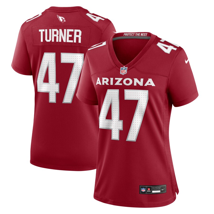Women's Arizona Cardinals Ezekiel Turner Nike  Cardinal Team Game Jersey - Puhuasuan