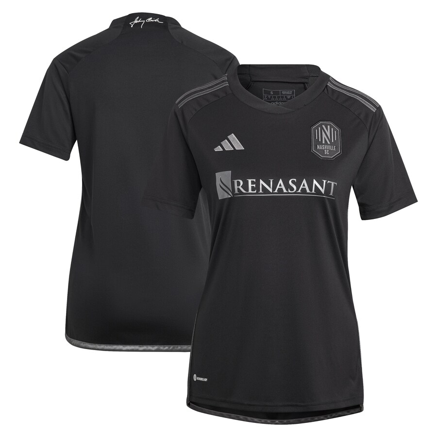 Women's Nashville SC adidas Black 2023 Man In Black Kit Replica Jersey - Puhuasuan
