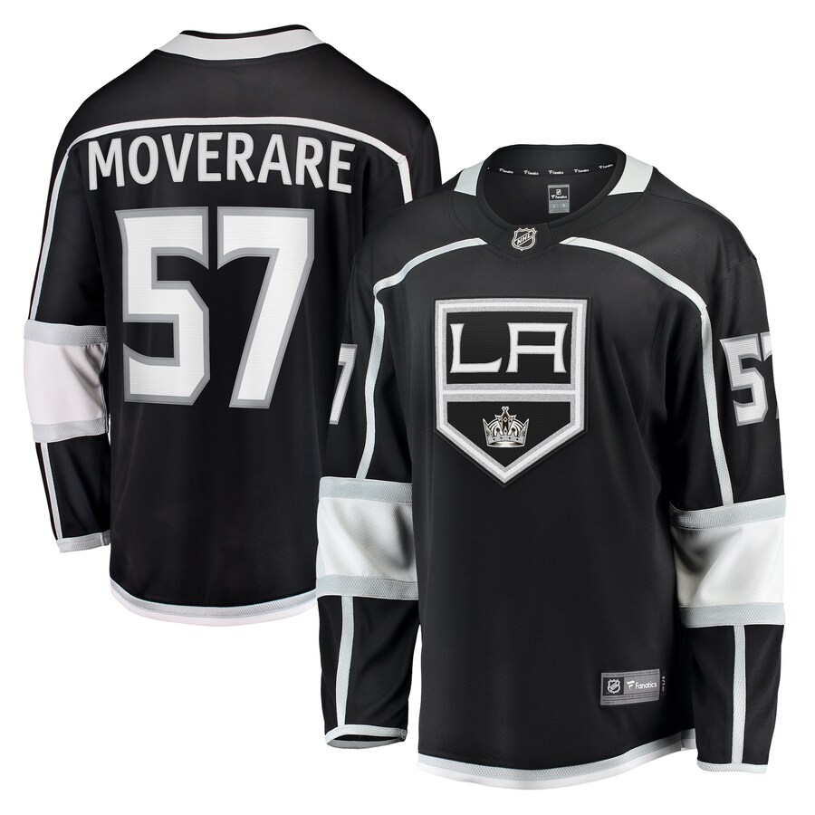 Men's Los Angeles Kings Jacob Moverare Fanatics Branded Black Home Breakaway Player Jersey - Puhuasuan