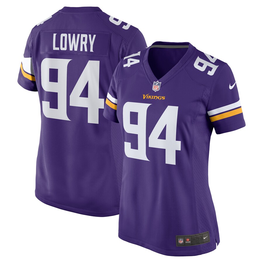 Women's Minnesota Vikings Dean Lowry Nike Purple Game Player Jersey - Puhuasuan