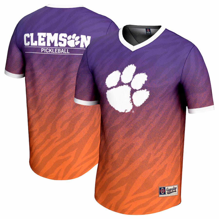 Clemson Tigers GameDay Greats Youth Lightweight Pickleball Jersey - Purple - Puhuasuan
