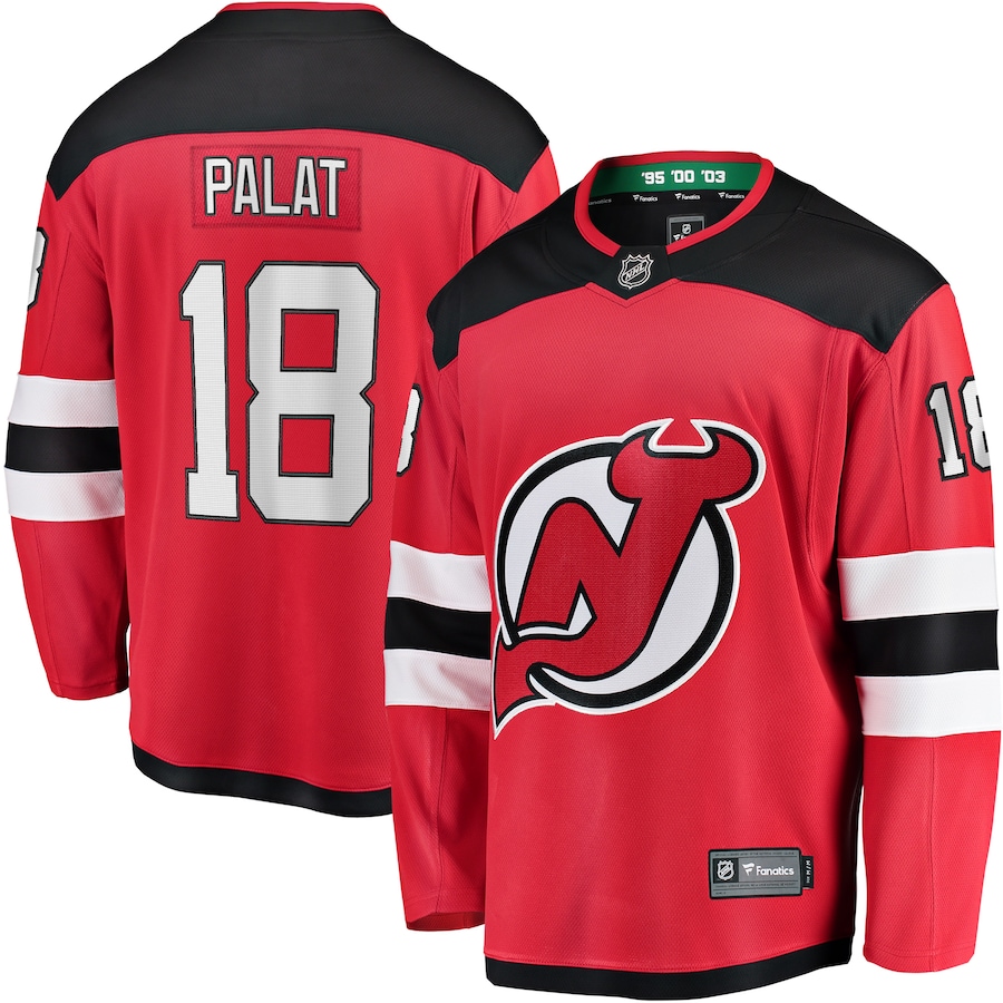 Men's New Jersey Devils Ondrej Palat Fanatics Red Home Breakaway Player Jersey - Puhuasuan