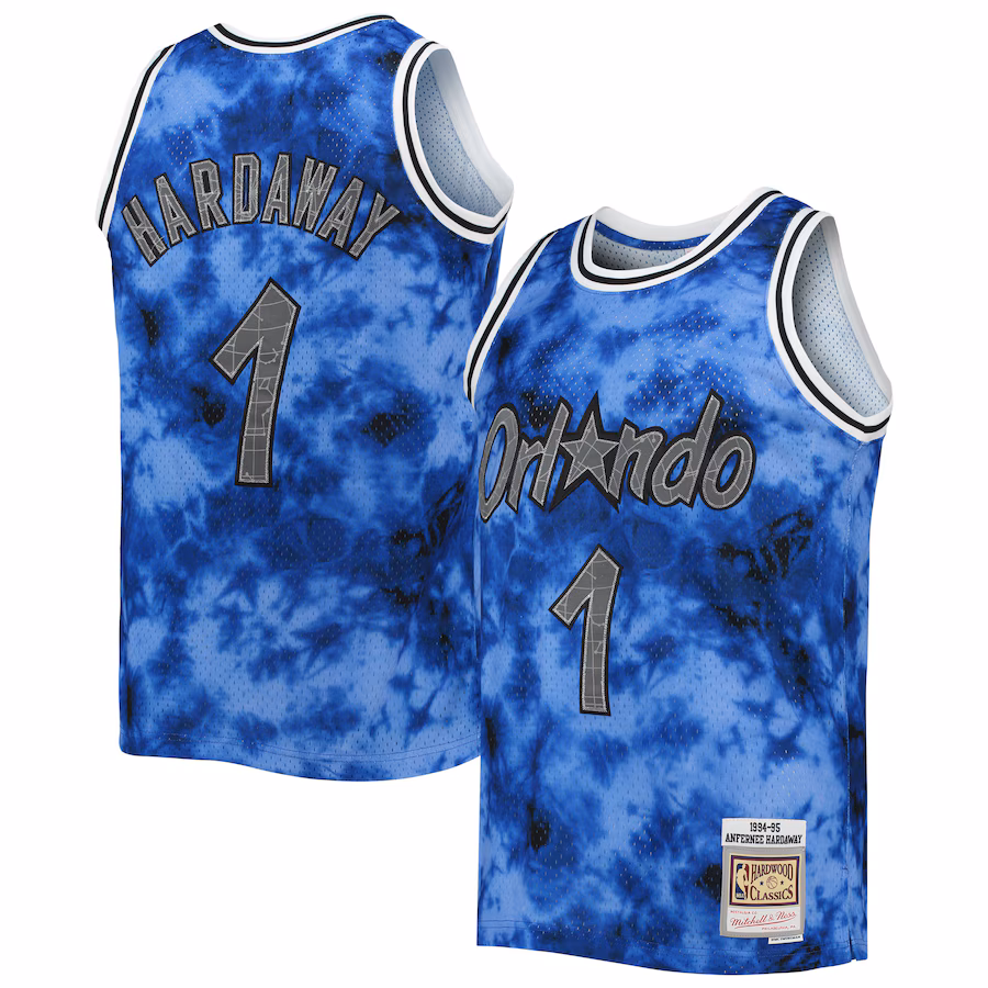 Men's Orlando Magic Penny Hardaway Mitchell & Ness Blue 1994/95 Galaxy Swingman Jersey - Puhuasuan