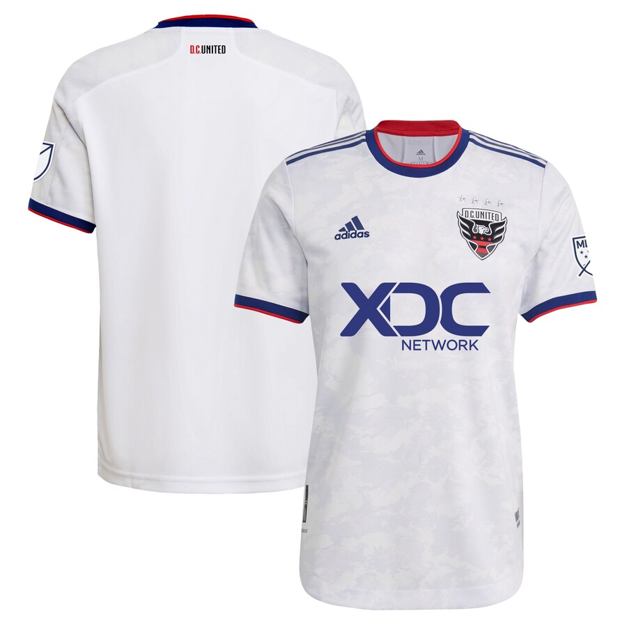 Men's D.C. United adidas White 2022 The Marble Authentic Jersey - Puhuasuan