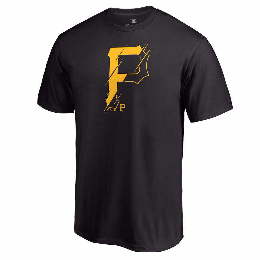 Men's Pittsburgh Pirates Black X-Ray T-Shirt - Puhuasuan