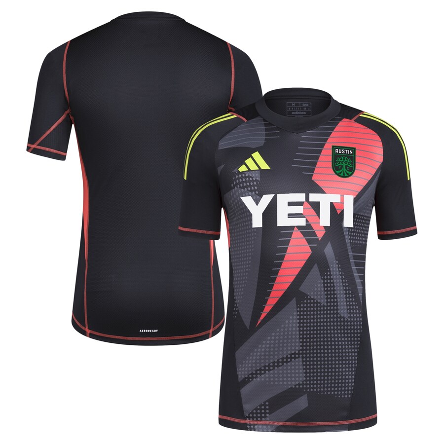 Men's Austin FC adidas Black 2024 Goalkeeper Jersey - Puhuasuan