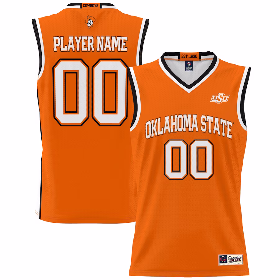 Oklahoma State Cowboys GameDay Greats Men's NIL Pick-A-Player Lightweight Basketball Jersey - Orange - Puhuasuan
