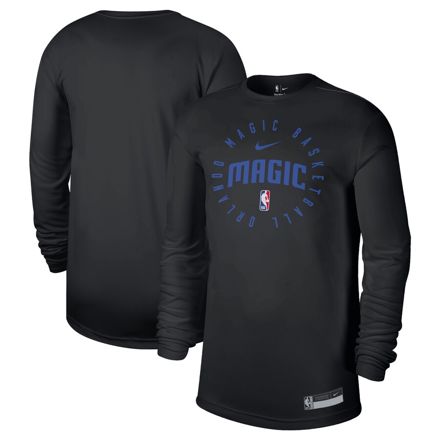 Men's Orlando Magic Nike Black 2024/25 Legend On-Court Practice Long Sleeve T-Shirt - Puhuasuan