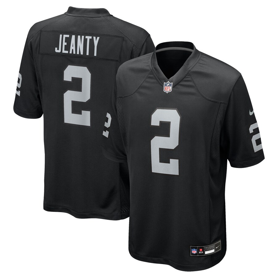 Youth Las Vegas Raiders Ashton Jeanty Nike Black Game Jersey - Puhuasuan