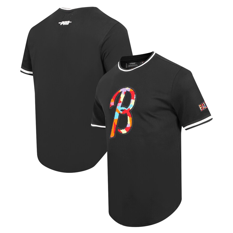Men's Baltimore Orioles Pro Standard Black City Connect T-Shirt - Puhuasuan