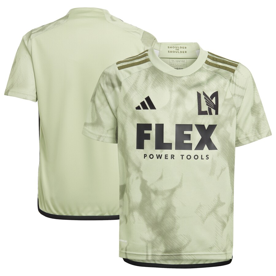 Youth LAFC adidas Green 2023 Smokescreen Replica Jersey - Puhuasuan