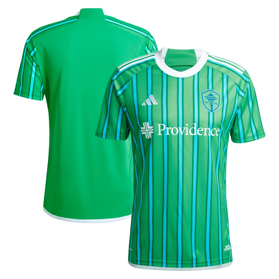Men's Seattle Sounders FC  adidas Green 2024 The Anniversary Kit Replica Jersey - Puhuasuan