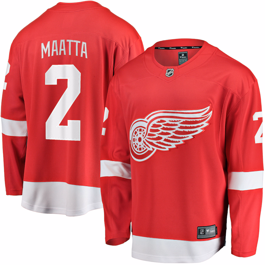 Men's Detroit Red Wings Olli Maatta Fanatics Red Home Breakaway Player Jersey - Puhuasuan
