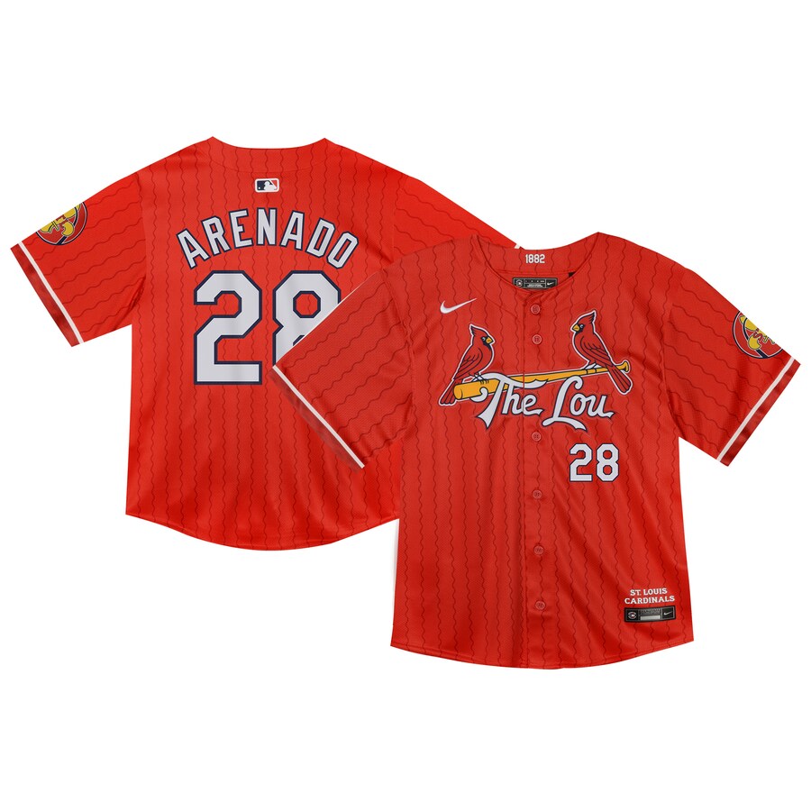 Toddler St. Louis Cardinals Nolan Arenado Nike Red 2024 City Connect Limited Player Jersey - Puhuasuan