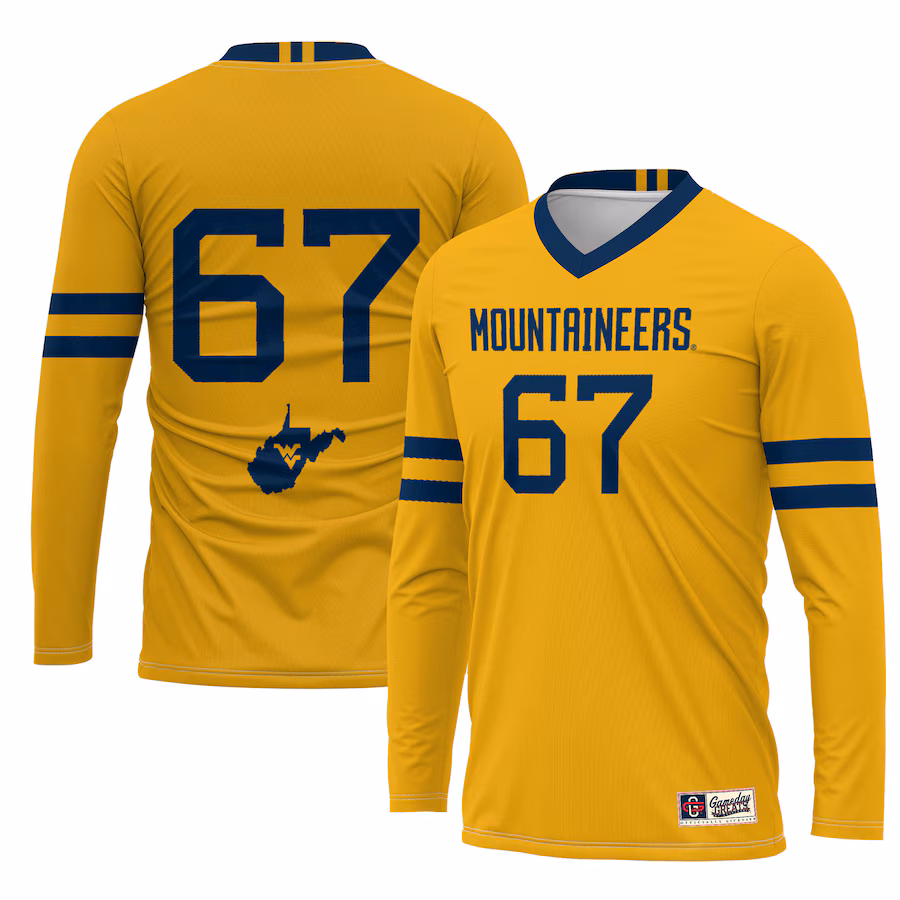 Youth GameDay Greats #67 Gold West Virginia Mountaineers Lightweight Women's Volleyball Jersey - Puhuasuan