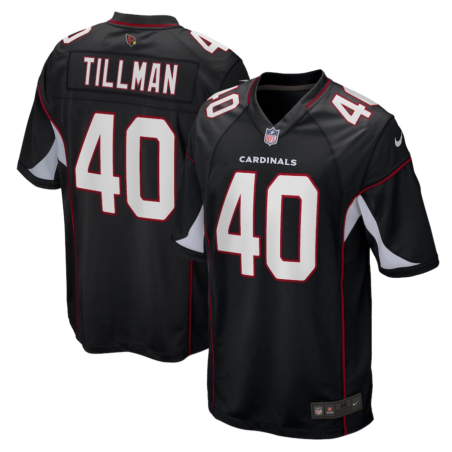 Men's Arizona Cardinals Pat Tillman Nike Black Retired Player Alternate Game Jersey - Puhuasuan