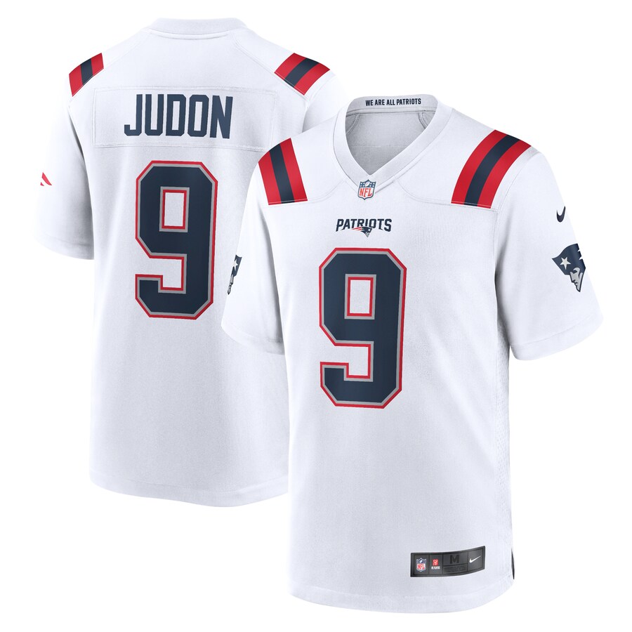 Men's New England Patriots Matthew Judon Nike White Game Jersey - Puhuasuan