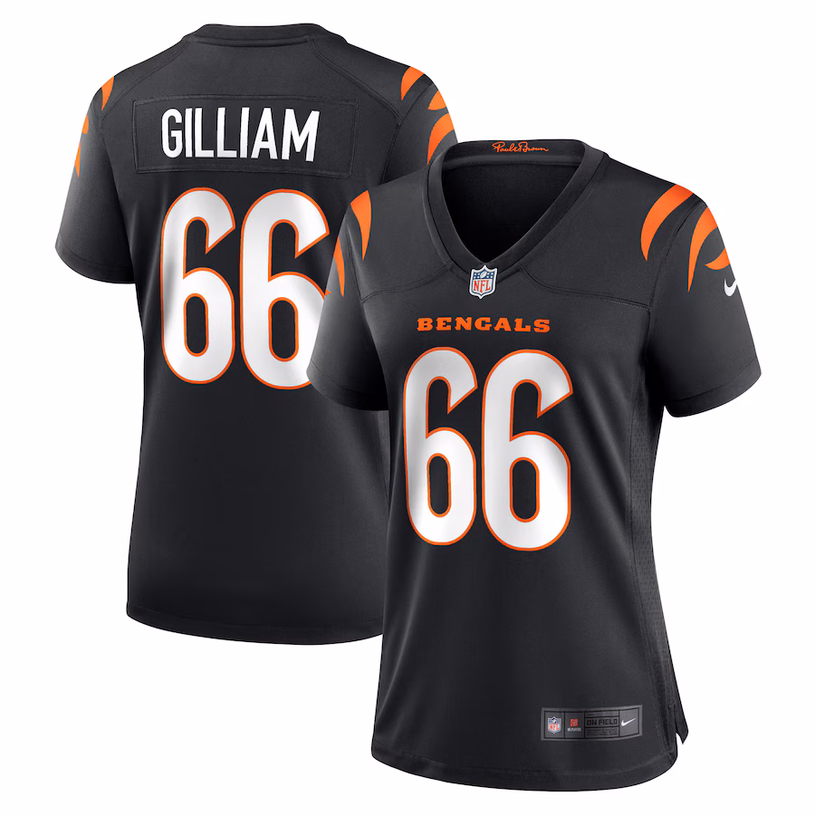 Women's Cincinnati Bengals Nate Gilliam Nike Black Game Player Jersey - Puhuasuan