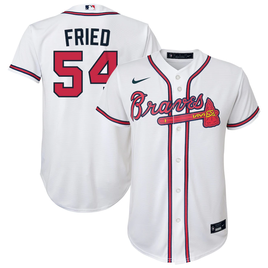 Youth Atlanta Braves Max Fried Nike White Alternate Replica Player Jersey - Puhuasuan