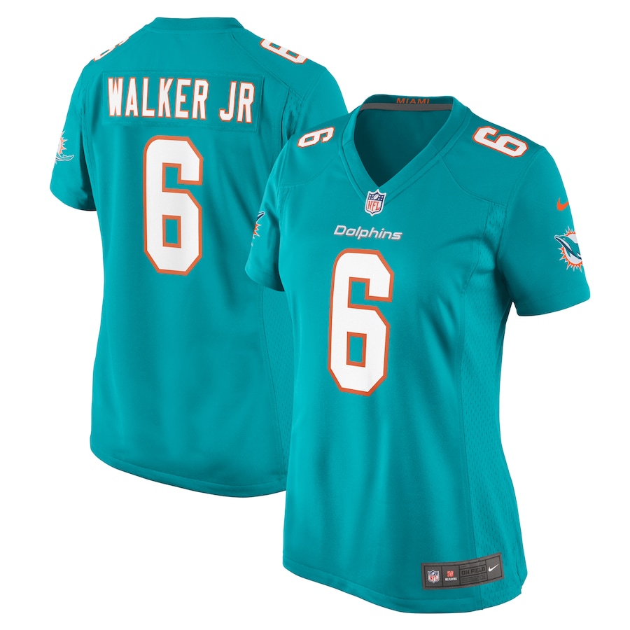 Women's Miami Dolphins Anthony Walker Jr. Nike Aqua Game Jersey - Puhuasuan