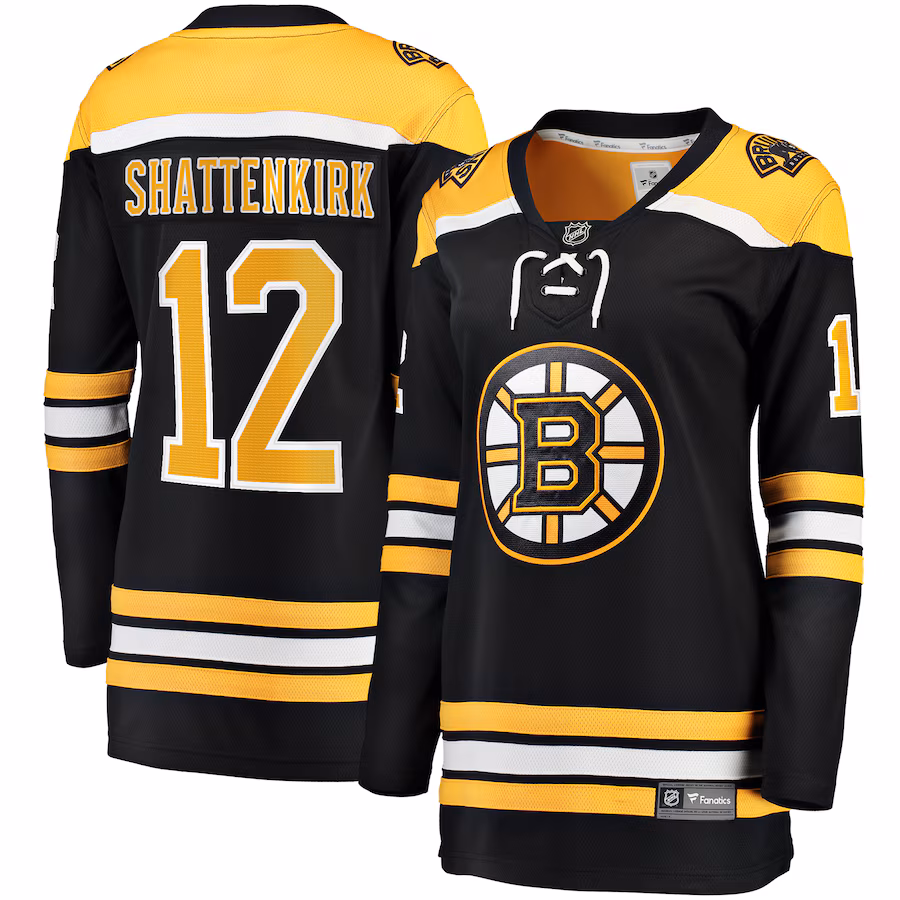 Women's Boston Bruins Kevin Shattenkirk Fanatics Black Home Breakaway Player Jersey - Puhuasuan