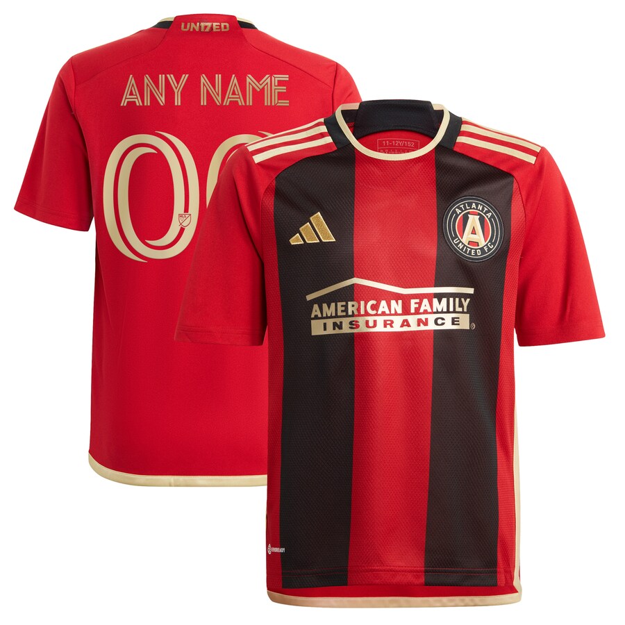 Youth Atlanta United FC adidas Black 2023 The 17s' Kit Replica Custom Jersey - Puhuasuan