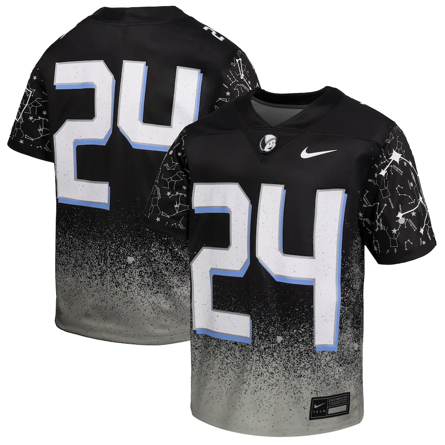 Youth Nike #24 Black UCF Knights 2024 Space Game Alternate Game Jersey - Puhuasuan