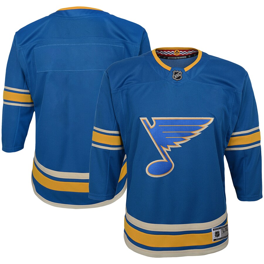 Youth St. Louis Blues Blue 2018/19 Alternate Premier Jersey - Puhuasuan