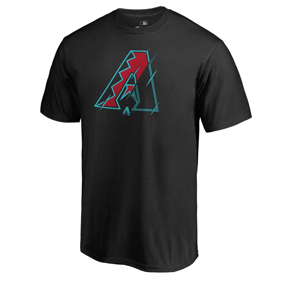 Men's Arizona Diamondbacks Black X-Ray T-Shirt - Puhuasuan