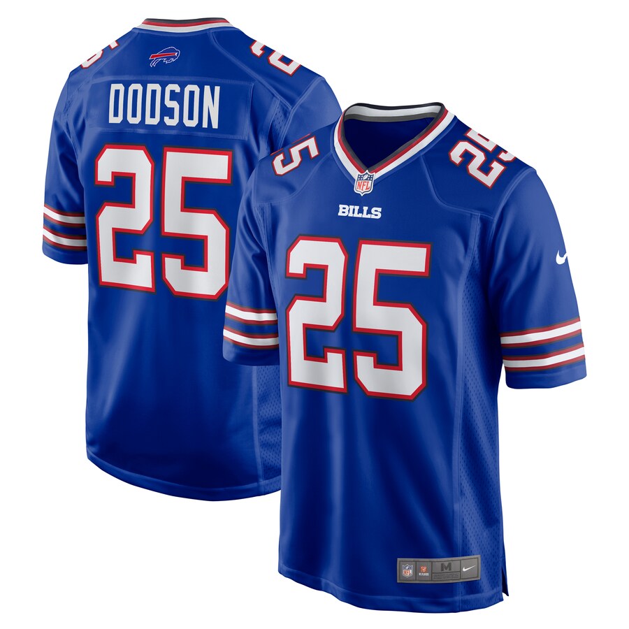 Men's Buffalo Bills Tyrel Dodson Nike  Royal Team Game Jersey - Puhuasuan