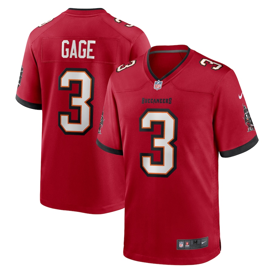 Men's Tampa Bay Buccaneers Russell Gage Nike  Red  Game Jersey - Puhuasuan