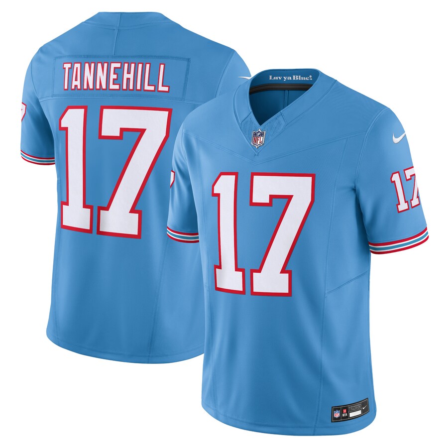 Men's Tennessee Titans Ryan Tannehill Nike Light Blue Vapor F.U.S.E. Limited Jersey - Puhuasuan