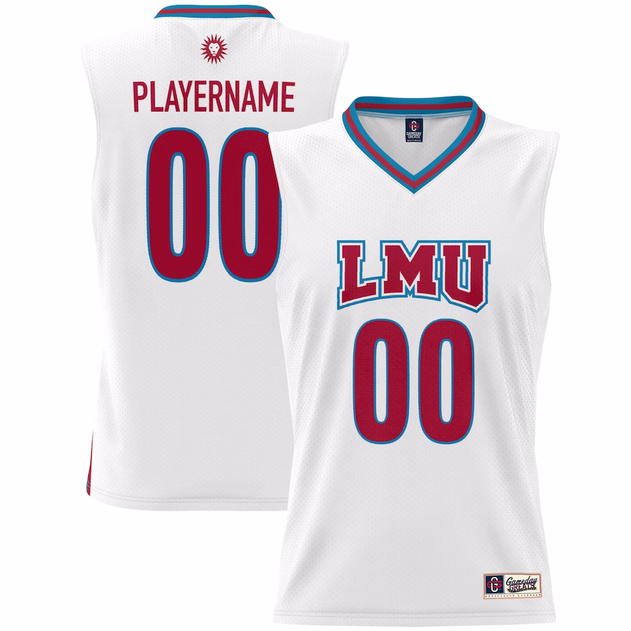 Loyola Marymount Lions GameDay Greats Youth NIL Pick-A-Player Lightweight Women's Basketball Jersey - White - Puhuasuan