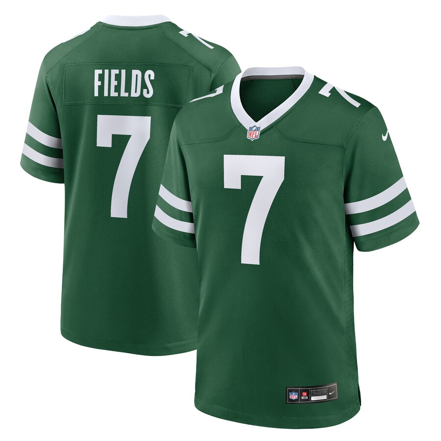 Youth New York Jets Justin Fields Nike Green Game Jersey - Puhuasuan