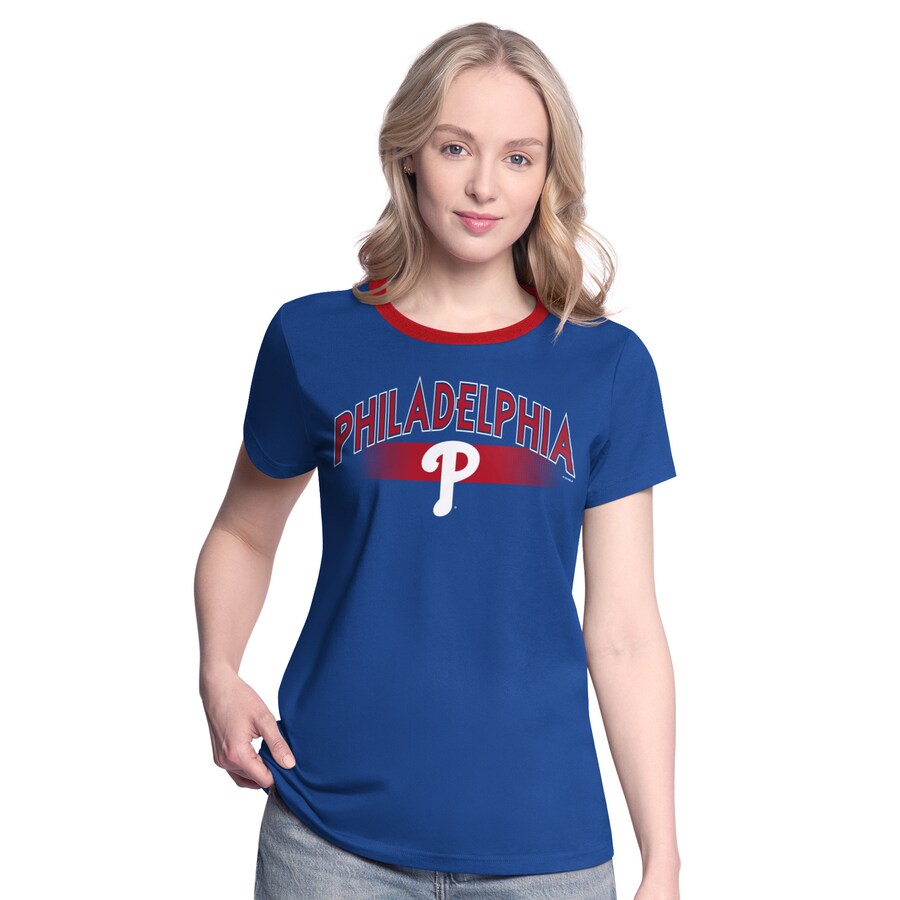 Women's Philadelphia Phillies G-III 4Her by Carl Banks Royal Pitch T-Shirt - Puhuasuan