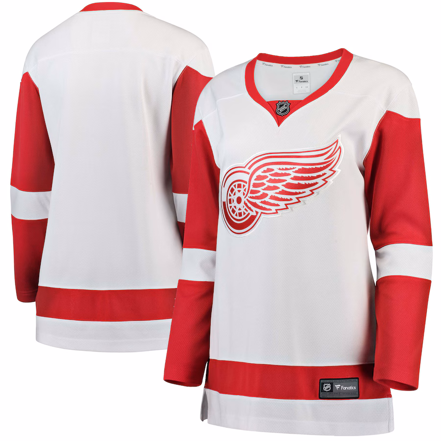 Women's Detroit Red Wings Fanatics White Away Breakaway Jersey - Puhuasuan