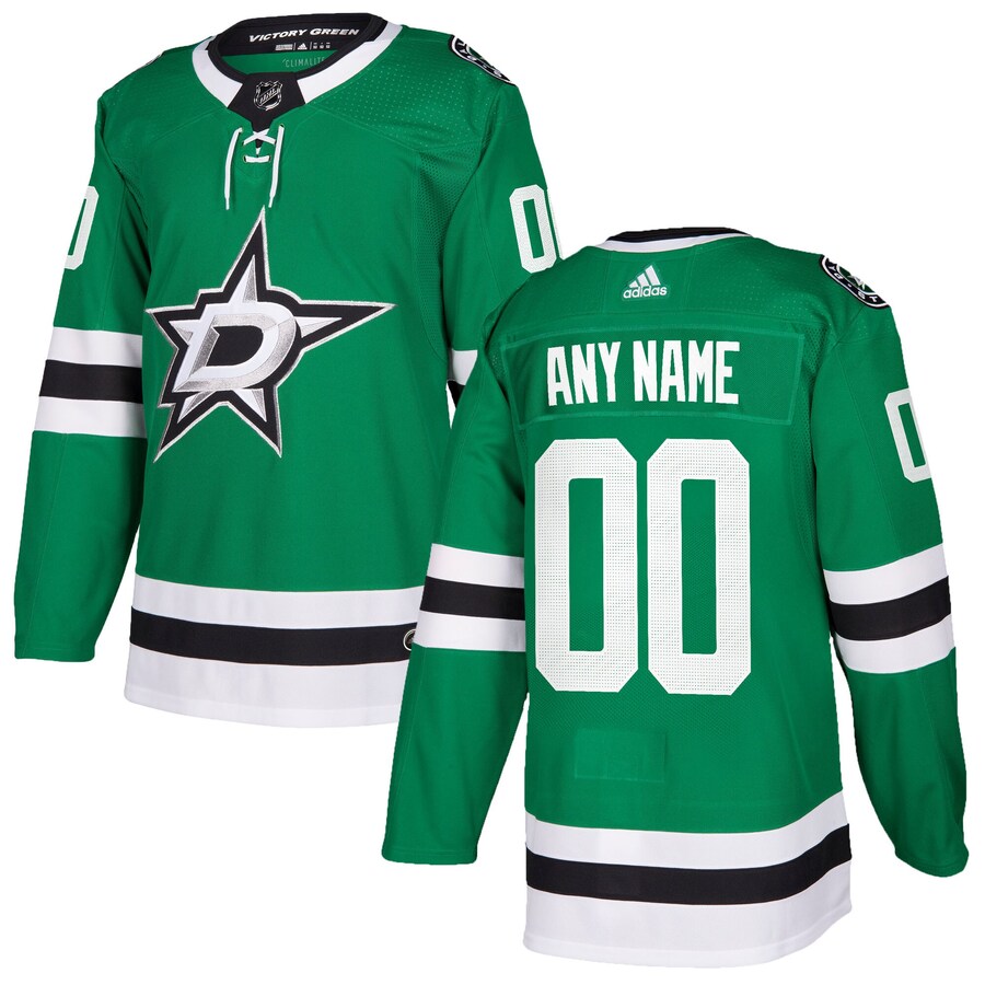Men's Dallas Stars adidas Kelly Green Authentic Custom Jersey - Puhuasuan