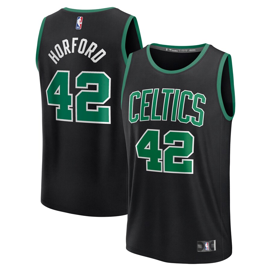 Men's Boston Celtics Al Horford Fanatics Black Fast Break Replica Player Jersey - Statement Edition - Puhuasuan