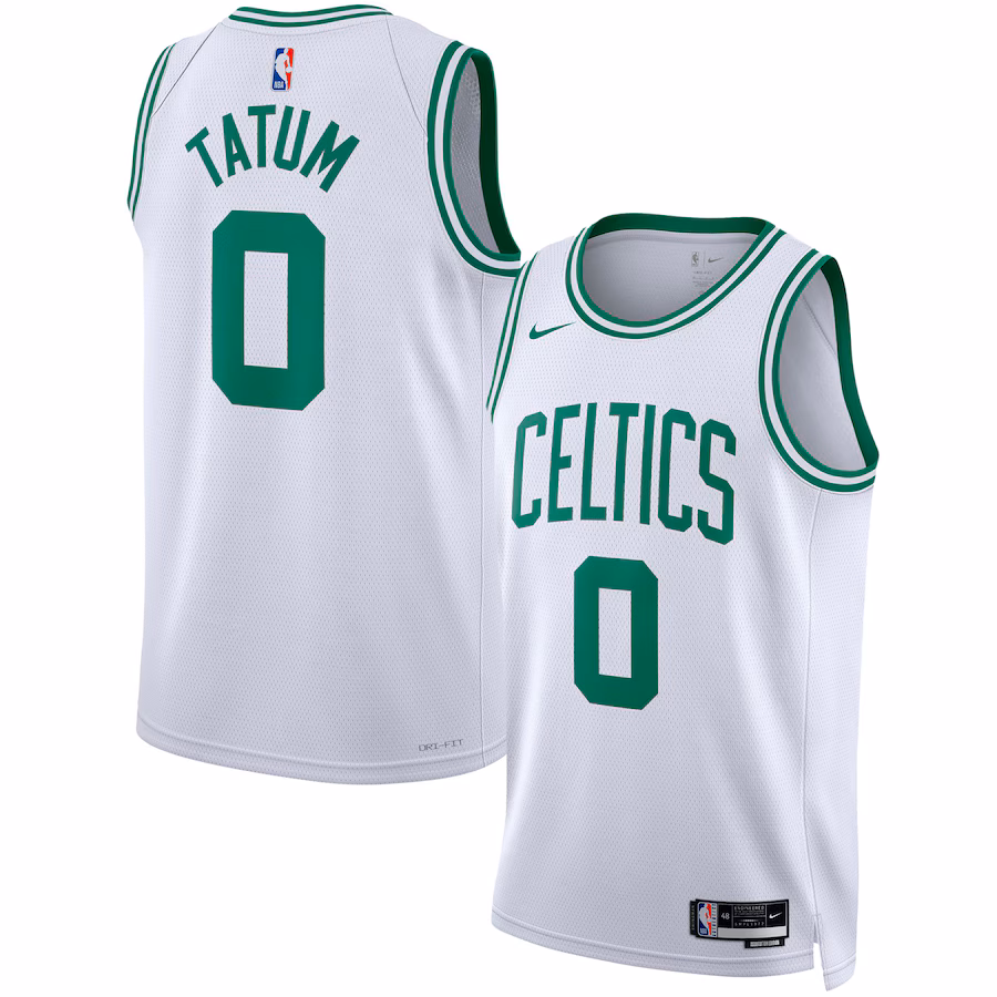 Unisex Boston Celtics Jayson Tatum Nike White Swingman Jersey - Association Edition - Puhuasuan