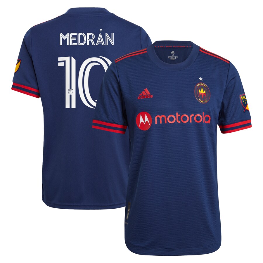 Men's Chicago Fire Álvaro Medrán adidas Navy 2021 Primary Authentic Player Jersey - Puhuasuan