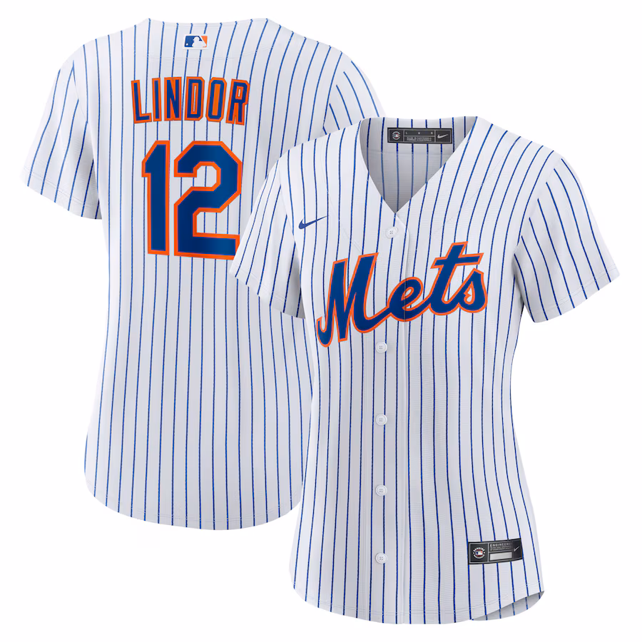 Women's New York Mets Francisco Lindor Nike White Home Replica Player Jersey - Puhuasuan